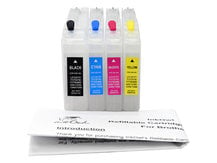 Easy-to-refill Standard-Size Cartridge Pack for BROTHER LC71, LC75, LC79, and others